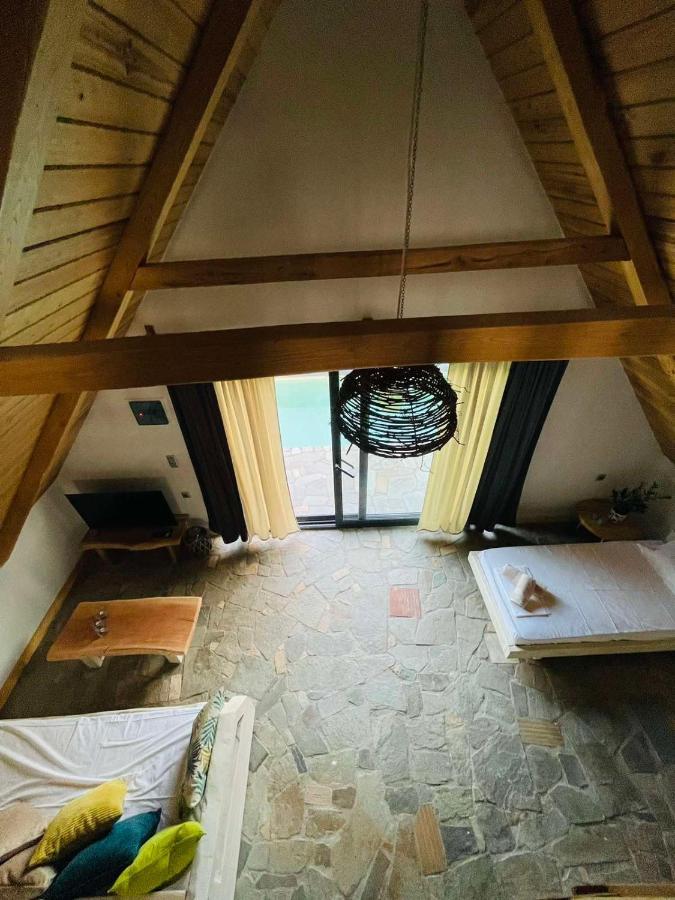 Unique Wooden Villa With Pool أوليمبياذا المظهر الخارجي الصورة