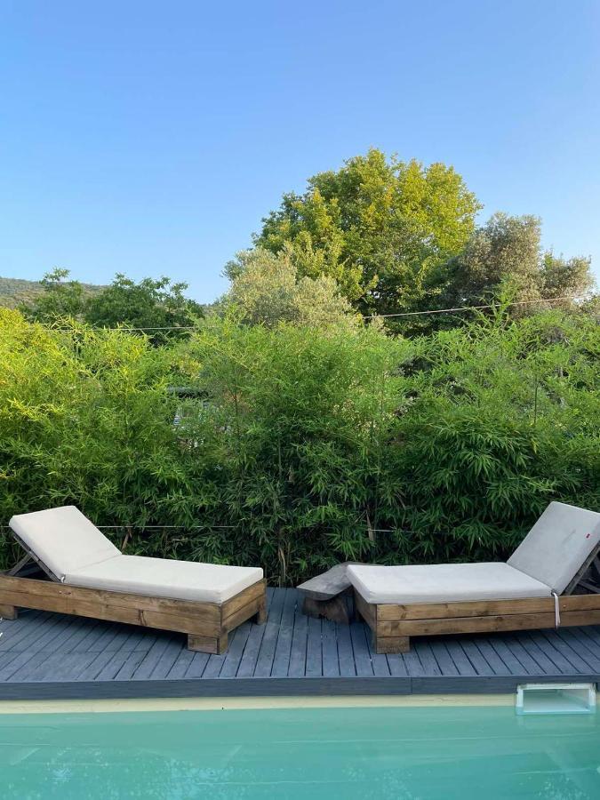 Unique Wooden Villa With Pool أوليمبياذا المظهر الخارجي الصورة